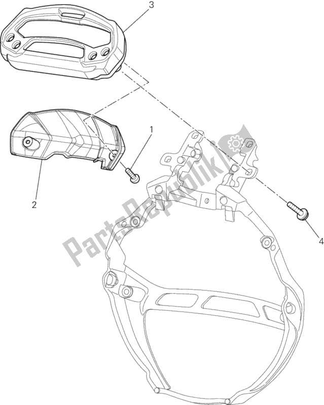 Alle onderdelen voor de Meter van de Ducati Monster 796 ABS Anniversary 2013